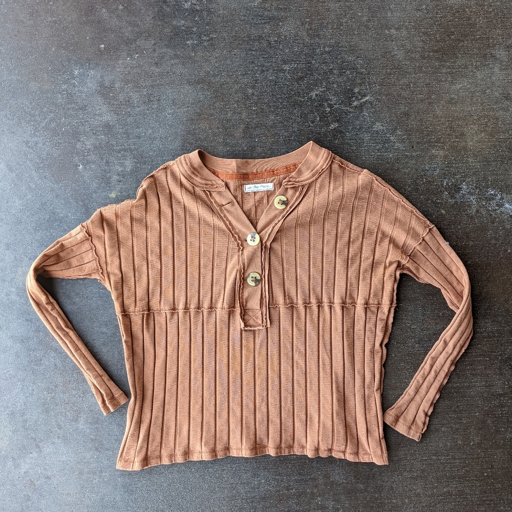 Free People Button Shirt